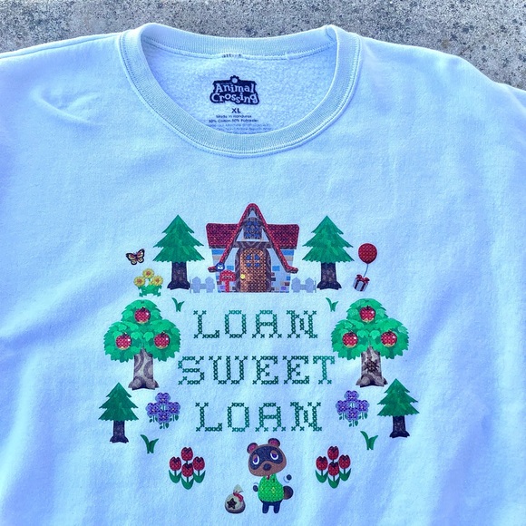 Animal Crossing Loan Sweet Loan Crewneck - Picture 2 of 3